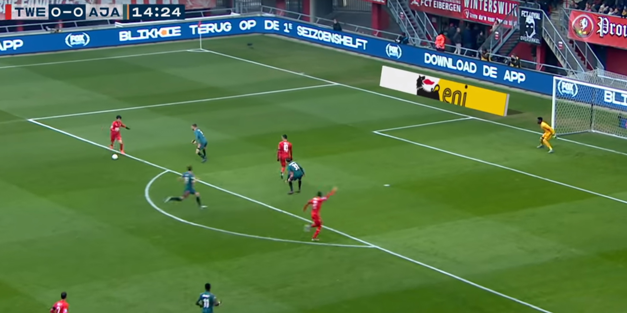 Eni advertises during National League football competition and at Automotive TV show